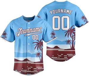 Nuevas camisetas de béisbol y Softball: camisetas personalizadas con nombre y número para adultos y niños unisex - Product Image 1