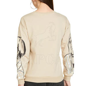 Sweat-shirts pour femmes tendance, légers et élégants pour l'hiver, streetwear avec logo personnalisé, respirants et confortables, fabriqués à Sialkot - Product Image 2