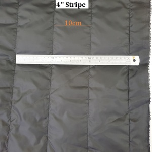 Traitement de courtepointe 1''x STRIPE de haute qualité 100% polyester brodé respectueux de l'environnement pour 2-5 couches pour les hôtels - Product Image 4