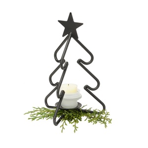 Portavelas de metal de calidad de lujo, portavelas de color negro, mesa en forma de Luna, portavelas decorativo - Product Image 3