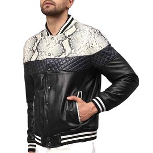 แจ็กเก็ตหนังผู้ชายดูหล่อปรับขนาดได้แจ็กเก็ตหนังของผู้ชายที่ทำจากอุตสาหกรรมอิชา - Product Image 2