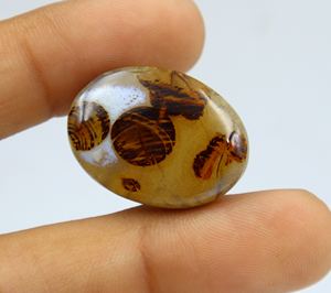 27X20X6MM หินโมราอัญมณีทรงรีทรงโค้งตามธรรมชาติสำหรับทำเครื่องประดับ - Product Image 2