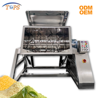 Mélangeur inclinable de qualité alimentaire pour poudres, avec moteur servo, pour mélange de poudres de sésame et de pépins de raisin, type mélangeur à ruban à pales