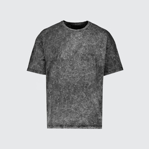 Personalizado de alta calidad 100% transpirable manga corta Camiseta lavado con ácido ropa de los hombres camiseta de calidad de impresión de los hombres camiseta - Product Image 2