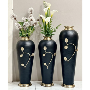 Florero de Metal Blanco y Dorado Artesanal, Maceta Decorativa Moderna de Latón para Decoración de Centro de Mesa de Sala de Estar, en Oferta - Product Image 4