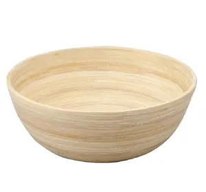 High quality large bamboo bowl use to store food manufacture in Vietnam