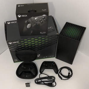 NOUVEAU ORIGINAL POUR Xbox Series X 1TB Console noire avec 2 manettes 10 jeux - Product Image 1