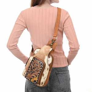 Hottest Deal Genuine Fur Leather Fanny Bag Western Saddle blanket <b>Sling</b> Bag High Quality Leather <b>Sling</b> Bag at Wholesale Price - Product Image 3
