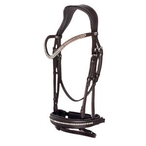 Fabricant vente cheval bride cristaux intelligents étincelles Blings pas de traction équitation outils pleine taille anglais cheval course bride - Product Image 1