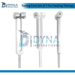 Juego de diapasones de alta calidad de 7 piezas para terapia curativa, instrumentos ENT certificados CE - Product Image 2