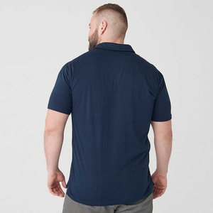 Servicio de OEM logotipo personalizado profesional con transpirable suave impresión liso manga corta Casual hombres Polo camisetas para la venta - Product Image 5