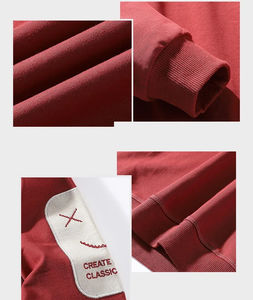 เสื้อสเวตเตอร์คอกลมแขนยาวลำลองสำหรับฤดูใบไม้ร่วง, เสื้อสเวตเตอร์คอกลมแขนยาวเสื้อสวมหัวทรงหลวมเสื้อฮิปฮอป - Product Image 5