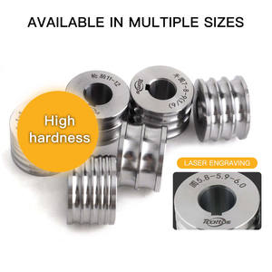 Roues auxiliaires de <span class=keywords><strong>style</strong></span> européen Boasta pour machine à rouler les bracelets, profils ronds, ovales et plats, 28 références - Product Image 4