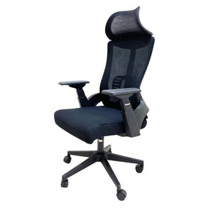 Silla de Oficina Ergonómica MF153 Contemporánea con Reposacabezas para Hogar, Taller, Dormitorio, Hospital, Silla Giratoria Hecha de Espuma y Tela - Product Image 1