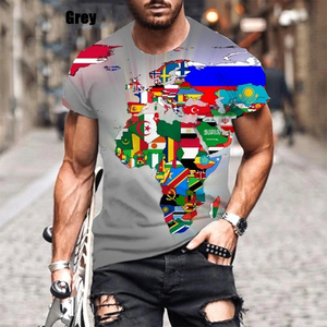 Logotipo personalizado del fabricante Impreso 100% algodón Camiseta para hombre Diseños de sublimación casuales Tela peinada - Product Image 5