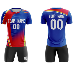 Maillots de football personnalisés en gros, shorts de football sublimés, gestion de l'humidité, 220g, unisexe, polyester, club sportif - Product Image 4