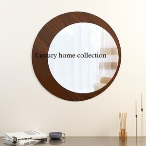 Cadre de miroir en bois fait à la main de qualité supérieure avec un design complexe de style antique pour une décoration murale luxueuse - Product Image 1