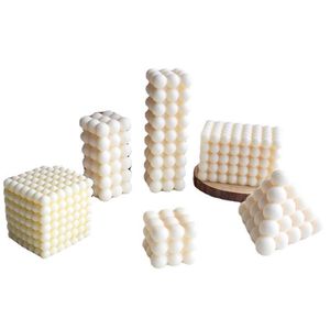 Moule silicone 3D géométrique Rubik's Cube série aromathérapie bougie DIY boule <span class=keywords><strong>magique</strong></span> plâtre <span class=keywords><strong>parfum</strong></span>é main savon moule à gâteau - Product Image 4