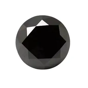 100% diamants noirs naturels ronds et brillants pour la fabrication de bijoux, prix de gros des diamants par des exportateurs indiens