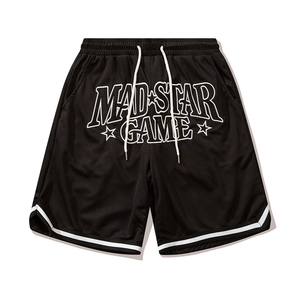 Shorts pour hommes de style urbain personnalisés, solides, respirants, à séchage rapide, écologiques, de haute qualité, décontractés, coupe ample, 100% - Product Image 1