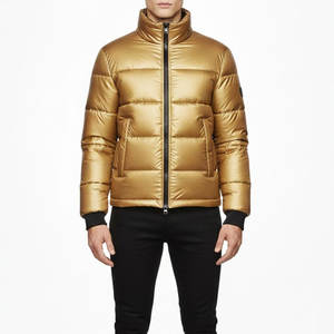 เสื้อแจ็คเก็ตพัฟเฟอร์ผู้ชายแบบมันเงา MOQ ต่ำ กันน้ำและกันลม จัดส่งรวดเร็ว ปรับแต่งได้ เสื้อแจ็คเก็ตฤดูหนาว - Product Image 1