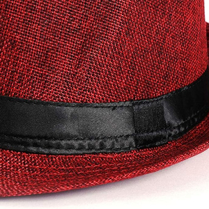 Sombreros de Paja Panamá de Alta Calidad, Transpirables, con Protección Solar, al por Mayor, Unisex, Estilo Playa, Rayas, Hierba Salada, para Viajes al Aire Libre - Product Image 5