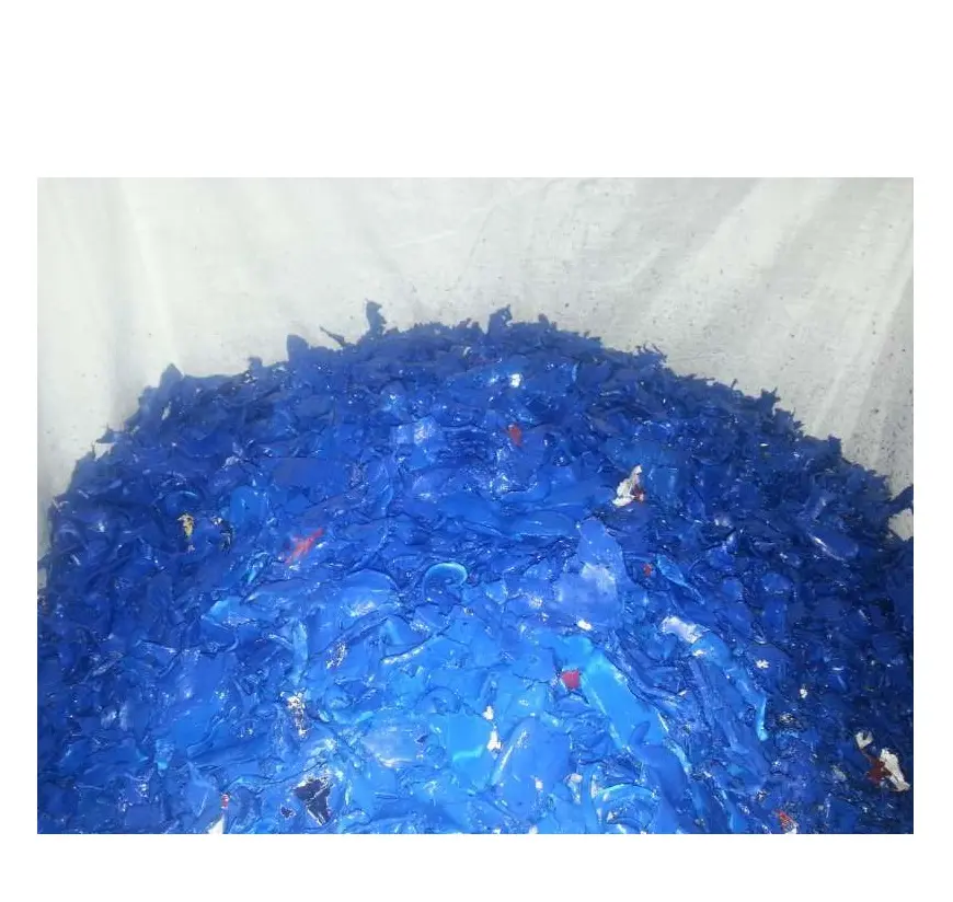 고품질 재활용 HDPE 블루 드럼 스크랩 Baled 대량 HDPE 과립 HDPE 블루 드럼 플레이크 가격 펠렛
