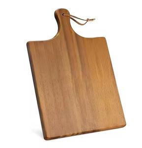 Tabla de cortar de madera de bambú, tablas de cortar para cocina, tabla de cortar con mango, Juego de 3 para carne, verduras, frutas - Product Image 6