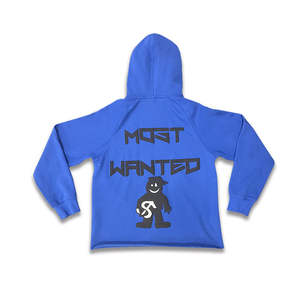 Sudaderas con Capucha Estilo Shorts, Personalizadas, Azules, con Forro, Estampado con Logotipo, Diseño Liso Teñido - Product Image 6