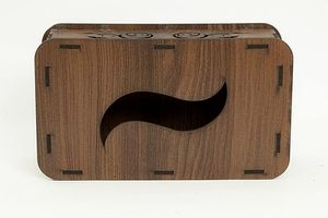 Porte-mouchoirs décoratif en bois de teck naturel pour table de salon à bas prix - Product Image 2