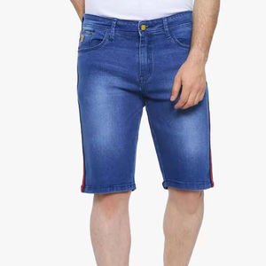 Pantalones Cortos Vaqueros para Hombre, Nueva Oferta, Alta Calidad, Talla Grande, Transpirables, Lavado Claro, Estilo Urbano, Bolsillos con Botones, 2025 - Product Image 1