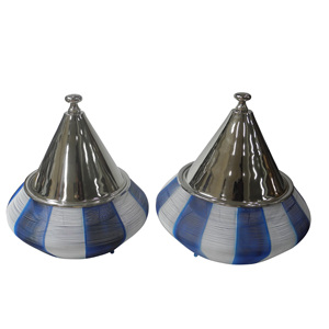 หม้อเหล็กหุ้มฉนวนโลหะทำจากผงเคลือบเงาสำหรับทำอาหาร - Product Image 6