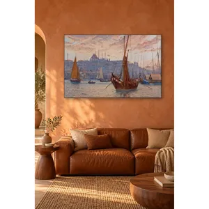 Impression sur toile de voiliers de Fida Tristram Ellis sur le Golden Horn - Product Image 4