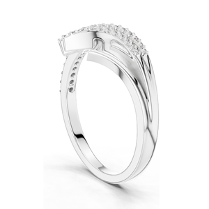 Bague pour femme en diamant de laboratoire 0,227 ct, clarté VVS-VS EF, or 18 carats, 14 carats, 10 carats et argent 925, options or rose, or jaune, or blanc - Product Image 4