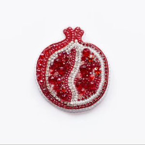 Broches de Árbol de Navidad Bordados con Cuentas de Diseño Personalizado, Bordado con Cuentas de Colores Únicos para Bodas, Bordado con Cuentas de Glowin Fashion - Product Image 1