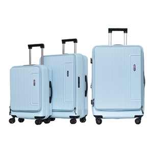 Nueva llegada Travelking 8088 maletas de carcasa dura Abs Pc gancho colgante maleta de aluminio 360O ruedas giratorias Hung Phat Factory - Product Image 2