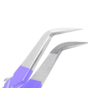 Makeup Beauty Care Tool Cosmetic Hollow Design Eyelash Extension Tweezers Good Quality Stainless Steel by Dentric Implants - Product Image 4