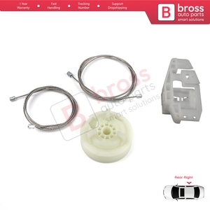 Juego de reparación de regulador de ventanilla eléctrica BWR500, puerta trasera derecha para Scenic Grand Scenic MK2 JM0/1 2003-2009 4/5 puerta 8200118857 - Product Image 2