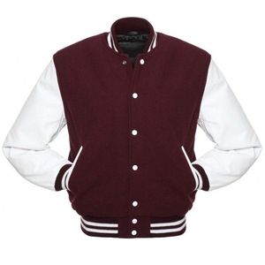 Nouveau design Letterman Baseball Varsity veste d'hiver vêtements d'extérieur en gros blanc College Varsity vestes - Product Image 1