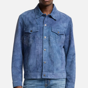 Chaqueta Trucker Moderna de Corte Ajustado para Hombre, 100% Prenda Exterior, Estilo Casual Diario, Alta Calidad, Bolsillos Delanteros - Product Image 5