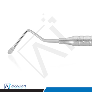 Cureta Quirúrgica Lucas Premium de Doble Extremo, Cureta Dental de Hueso de 3 mm, Acero Inoxidable, 17 cm, Instrumento Dental de Precisión, CE - Product Image 4