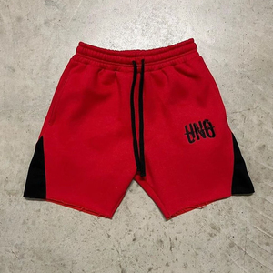 Custom Logo <b>Men's</b> <b>Shorts</b> Street Wear Casual Sweat <b>Shorts</b> <b>Long</b> Drawstring Breathable Cotton Fleece <b>Shorts</b> - Product Image 4