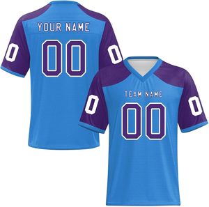 Customizable American Football Jerseys Breathable Quick Dry Polyester <b>Mesh</b> Short <b>Plus</b> <b>Size</b> OEM Screen Print Teamwear for Summer - Product Image 5