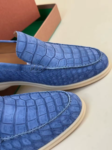 Mocasines para Hombre, Zapatos Casuales Formales Sin Cordones, Tendencia de Moda Otoñal, Parte Superior de Cuero, Forro de Cuero Vacuno, Lujosos y Elegantes - Product Image 3