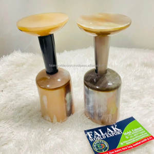 100% Natural Ox Horn <b>Glass</b> Shot <b>Glasses</b> 60ml <b>Tequila</b> Beer Mead Whisky & Vodka Polished Animal Style for Souvenirs Wholesale FWE - Product Image 2