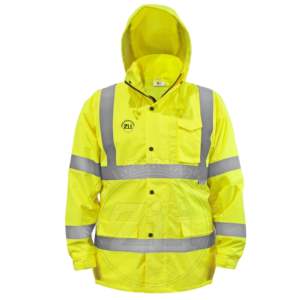 Chaqueta de Trabajo con Forro Polar Cálido, Alta Visibilidad, Resistente al Agua, Cortavientos, Sudadera de Seguridad con Material Reflectante, Ropa con Logotipo ANSI Clase 1 - Product Image 6