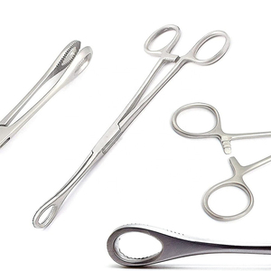 Pince éponge manuelle de haute qualité Ensemble d'instruments Prix compétitif Instruments chirurgicaux réutilisables en acier inoxydable - Product Image 3