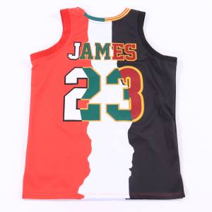 Maillot d'équipe de basket-ball de club de jeunes personnalisé brodé Streetwear maillot en maille respirant sublimation impression basket-ball pour jeunes - Product Image 1