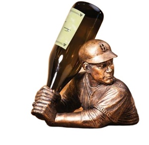 Sculpture en métal dernier porte-vin de haute qualité, support élégant pour la maison, les Bars d'hôtel, utilisation en gros - Product Image 1