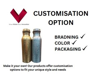 ขวดทองแดงเคลือบด้วยมือขนาด330 GM ซึ่งเป็นผลงานชิ้นเอกของงานฝีมืองานฝีมือเคลือบเคลือบทองแดงขวดทองแดง - Product Image 3